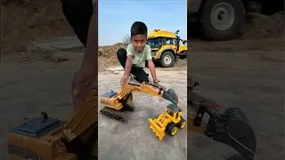 Rc Excavator and Jcb 😀 #rcexcavator
