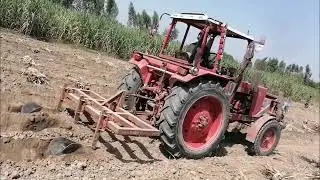 Land preparation for sugarcane crop