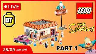 LEGO The Simpsons&trade;: Krusty Burger Build LIVE