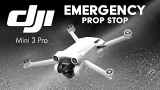 Emergency Prop Stop - Mini 3 Pro Tutorial - 4K