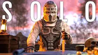 SOLO Taking on HUGE SNOW CLANS on FORCE WIPE - Rust Movie