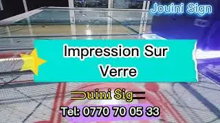#Impression UV sur Verre