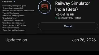 Railway Simulator India New Update 26 January 🇮🇳 | Republic Day Special Features & Gameplay