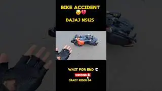 Ns125 accident #bike #sorts #trending #youtubeshorts #crash #yshorts #crash