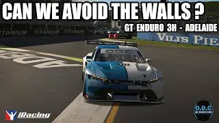 Crazy 3 Hour GT3 Endurance Race on Adelaide Street Circuit with 3 Friends in iRacing?