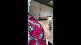 ASMR: The subtle creak of leather Birks as Chelle's feet stretch