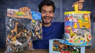 wild farm & animals block ASMR opening.. Dinoz Home
