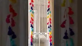 My best tassels curtain #diy #home #homedecor #urban #urbanhome #style