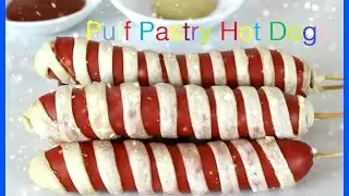 Hot Dogs Wrapped in Puff Pastry Easy Recipe