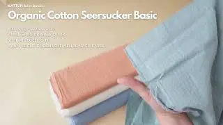 Bio Seersucker - perfekt f&uuml;r alle N&auml;hprojekte rund um Sommerkleidung & Bettw&auml;sche