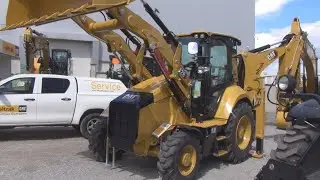 Cat Caterpillar 428 Backhoe Loader (2022) Exterior and Interior