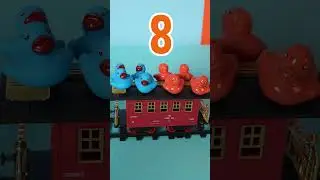 Toy Train Rubber Duckie Math #shorts #blippi #blippishorts