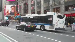 MTA NYC Bus: Bryant Park & Times Square [M1, M2, M3, M4, M5, M7, M20, M42, M55, M104, Q32, Express]
