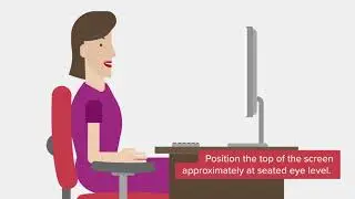 Four steps to sit properly at your desk