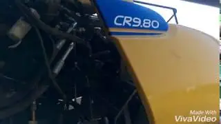 New Holland CR 9.80 Подготовка к уборке подсолнечника и кукурузы.
