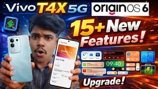Vivo T4X 5G OriginOS 6 Android 16 15+ New Features | OriginOS 6 15+ New Features In Vivo T4X 5G