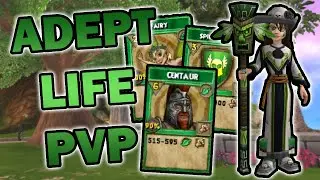 Wizard101 Adept Life PvP: THEY ONLY FLEE!!!