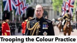 Duke of Cambridge Takes Part in Trooping the Colour Practice ||Emotional Stories