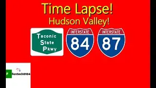 A time lapse of a drive to the Catskills! Taconic State Parkway, Interstates 84 & 87