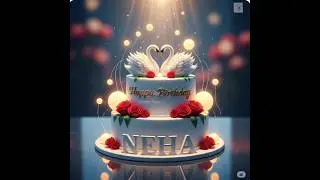 🎂Neha Special happy birthday Digital Cake  Celebration!