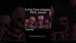 K-Pop/BTS Fans shipping real people: #kpopfans #kpopidol  #kpopinspired #kpop #kpopedit #bts