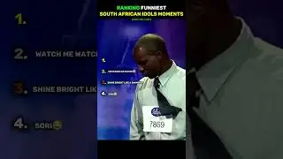 Ranking Funniest south African Idols Moments #ranking #top5 #viralvideo #funnyvideos #shorts