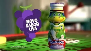 Danoninho Volta ao Mundo. Novo sabor Uva.
