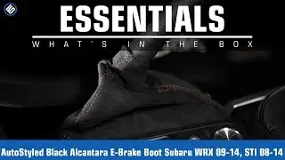 AutoStyled Black Alcantara E-Brake Boot WRX 2009-2014 STI 2008-2014