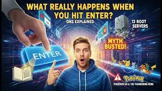 What Really Happens When You Hit Enter? DNS Explained #dns #networking  #techexplained