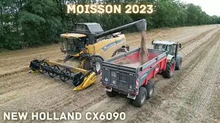 MOISSON 2023 AVEC UNE NEW HOLLAND CX6090