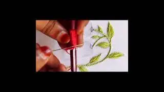 Beautiful cute and simple flower tutorial hand embroidery for biggners hand embroidery hand craft 