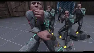 Boneworks Slowmo fight Sped up