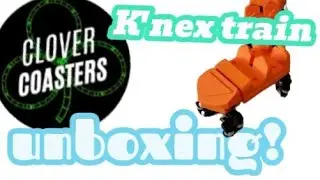 Clover Coasters Train Kit Unboxing! Better K'nex Coaster Trains!