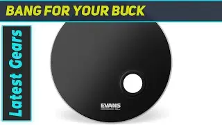 Evans REMAD Resonant Bass Drum Head: Best for Enhanced Attack and Pitch Focus