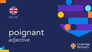 How to pronounce poignant | British English and American English pronunciation