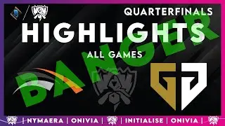 HLE против GEN: лучшие моменты ВСЕ ИГРЫ | Четвертьфиналы ЧМ-2025 | Hanwha Life против Gen.G от On...