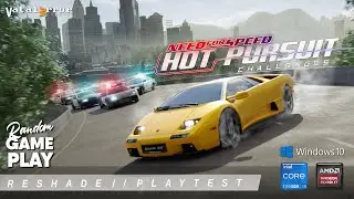 NFS: Most Wanted / Hot Pursuit Challenges MOD - RESHADE/RANDOM (Playtest) i9-12900H/RX 6600 XT
