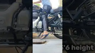 NEW BULLET 350 SEAT HEIGHT | NOT GOOD?? #vlogger #bullet350 #shortrick #bulletsilencer #youtube