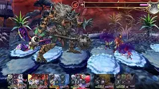 Another Eden- F2P team VS Yasuzume + Ogre Rancorem