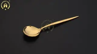 Brass Spoon, Flatware Set, Dining Utensil Set.