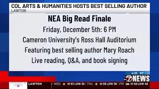 National best-selling author makes way to Lawton for &lsquo;Big Read&rsquo; event