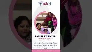 Patient Testimonial: IVF Success Stories of IVF Treatment #drrichikasahayshukla #baby #indiraivf