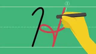 How to write a cursive letter 