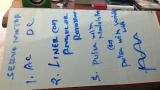 SERVO MOTOR EXPLANATION IN TAMIL PART-1