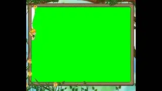 Cadre &eacute;cran vert  Animation 36  Frame green screen   Animation # 36