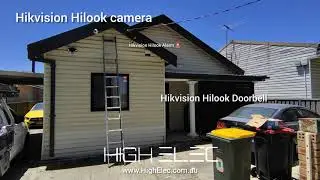 Hikvision ALARM + CCTV + INTERCOM installed by HIGH ELEC