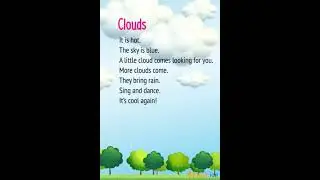 Nursery rhymes :- Clouds