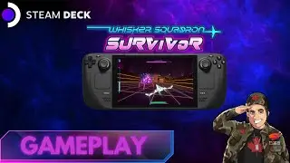 Whisker Squadron Survivor Steam Deck GamePlay First 10 minutes #whiskersquadronsurvivor #indiegame