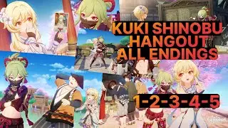 Kuki Shinobu Hangout Event : (All Endings) - Genshin Impact 3.4