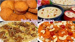 22 Rajab Special Recipes | Kunde Ki Niyaz Recipes | Meethi Tikiyan, Khasta, Kheer, Biryani, Zarda